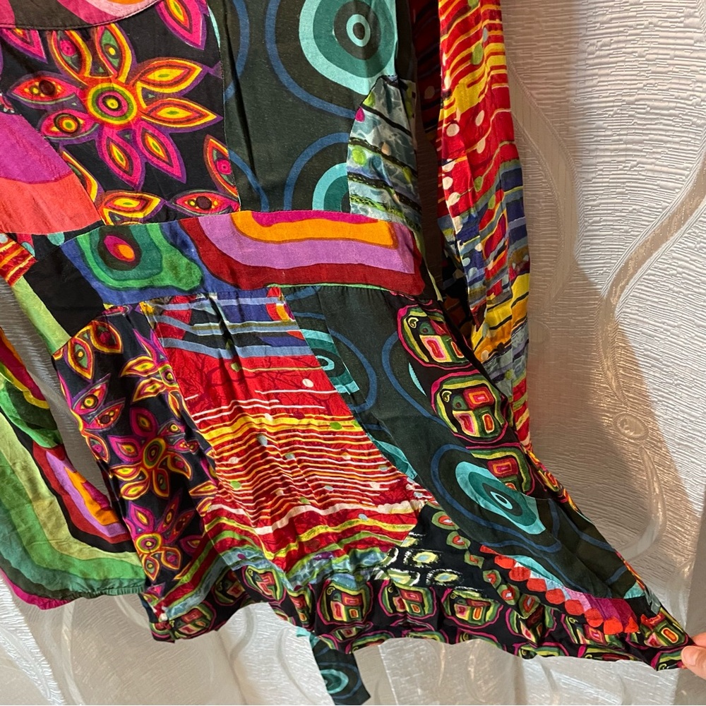Desigual Patchwork Tunic Top Womens - Picture 6 of 12